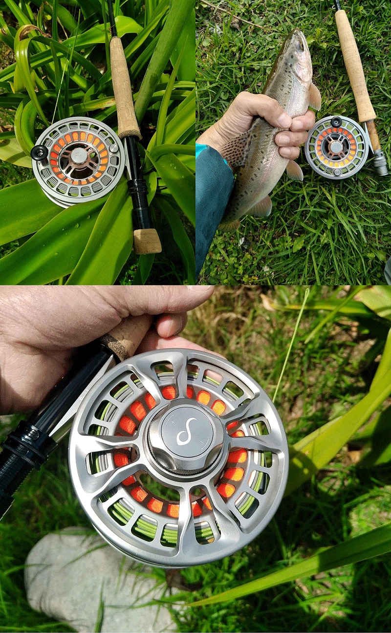 Dipping my toes into the fiberglass rod world. Maxcatch ultraglass 8'6 6wt  with an avid pro reel. It is going to be used mostly for speckled trout.  This setup feels amazing, especially