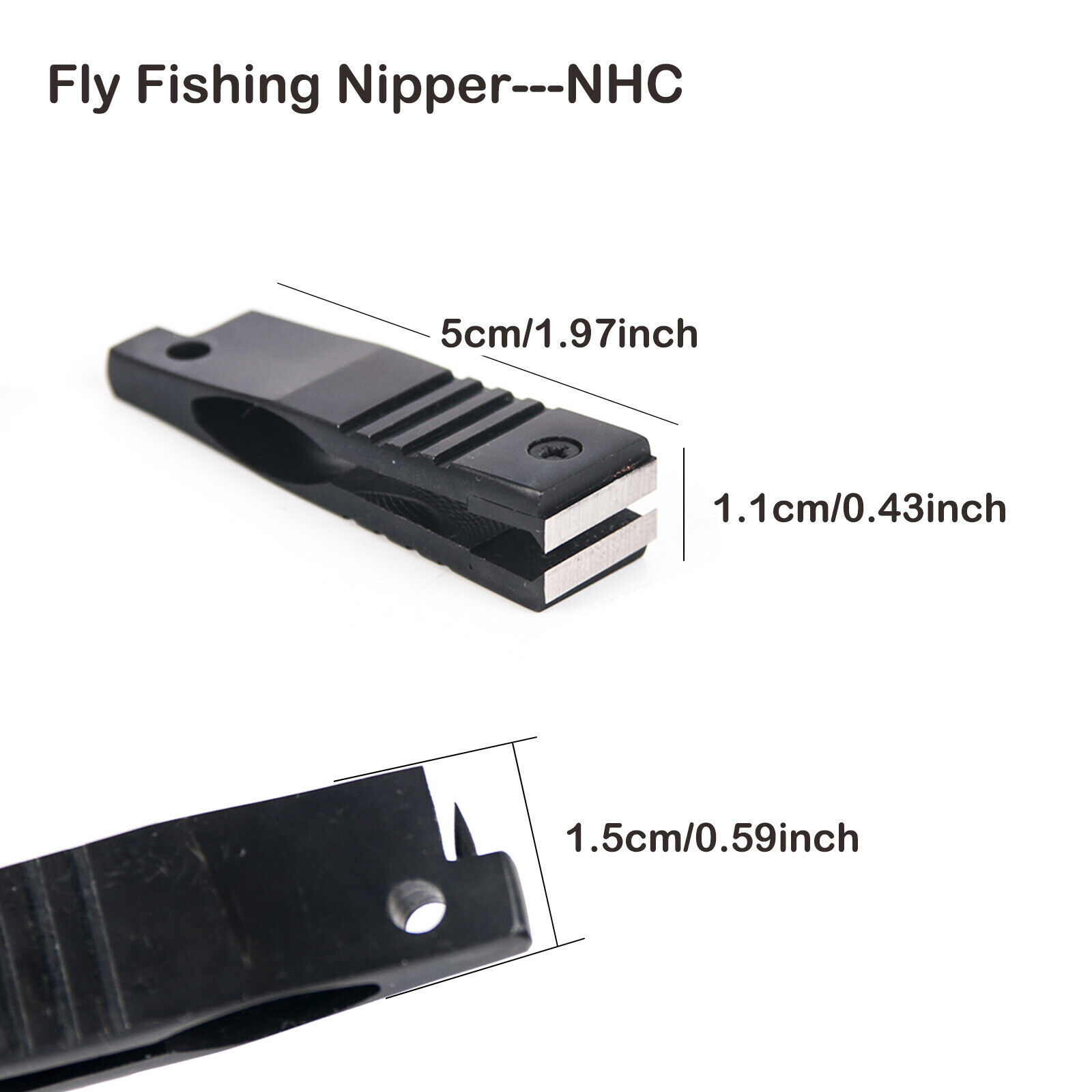 Fly Fishing Line Nipper Cutter with Eye Needle Bottle Opener Removable  Blades